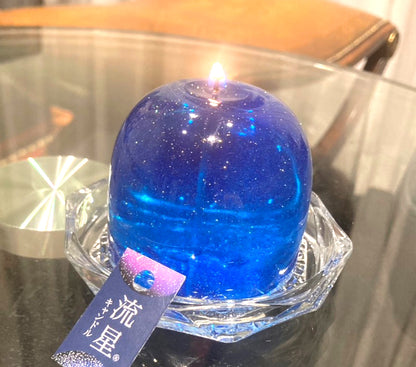 流星キャンドル(ソーサー付)