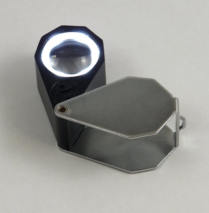 ライト付高倍率ルーペ【Ｗ－１０ＬＥＤ】