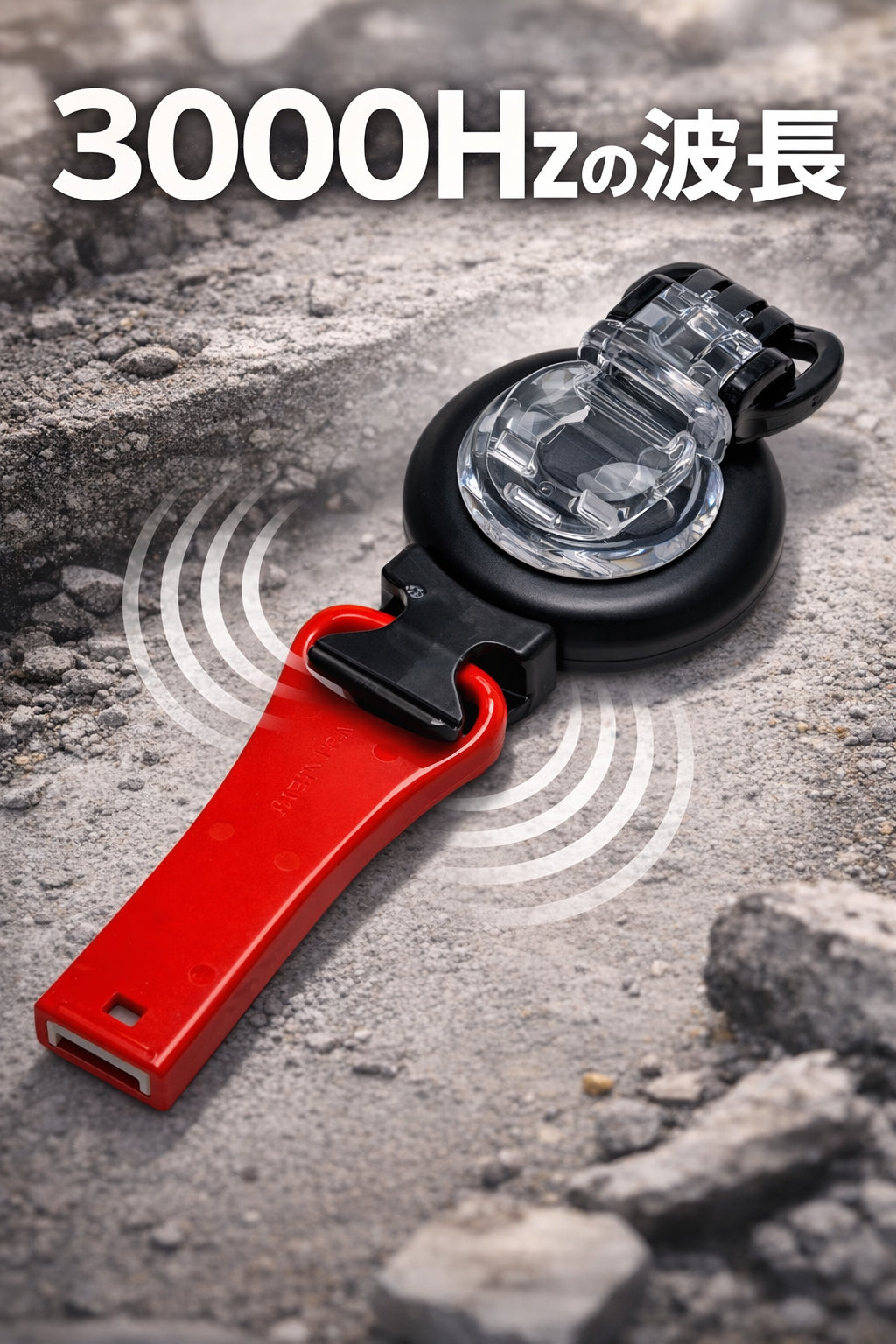 災害用クリップホイッスル【ＣＰＲ－４７】※全２色