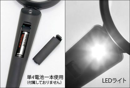 ライト付手持ちルーペ【ＬＥ－６５】