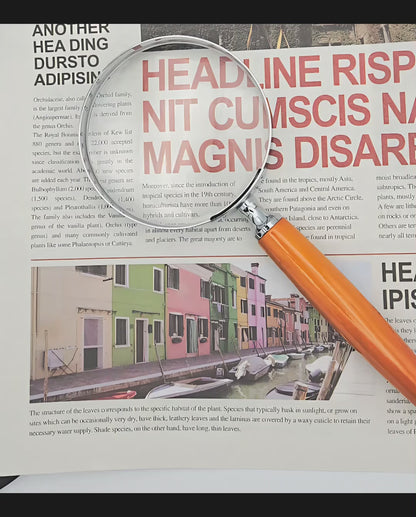 Wooden Handle Magnifier [RH-1431]